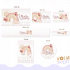 Plantillas de Diseño 12 Etiquetas Escolares Fofs Archivos PNG y Studio