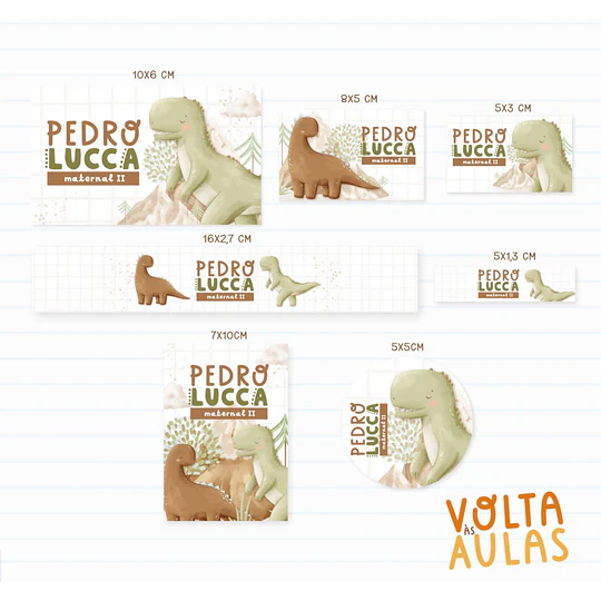 Plantillas de Diseño 12 Etiquetas Escolares Fofs Archivos PNG y Studio