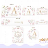 Plantillas de Diseño 12 Etiquetas Escolares Fofs Archivos PNG y Studio