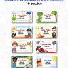 Plantillas de Diseño 30 Etiquetas Escolares Archivos Canva
