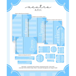 Plantillas de Diseño 42 Etiquetas Escolares Archivos PNG