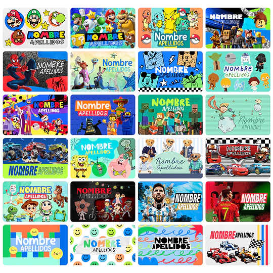 Plantillas de Diseño 50 Bundle Etiquetas Archivos PNG