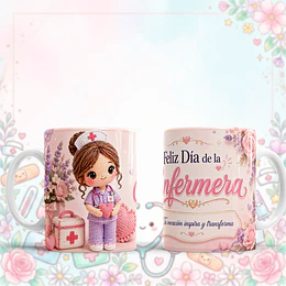 Plantillas de Diseño 10 Tazas Día de la Enfermera Archivos PNG