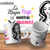 4 Plantillas de Diseño Tazas Estilista Archivos Editable PSD y PNG