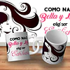 4 Plantillas de Diseño Tazas Estilista Archivos Editable PSD y PNG