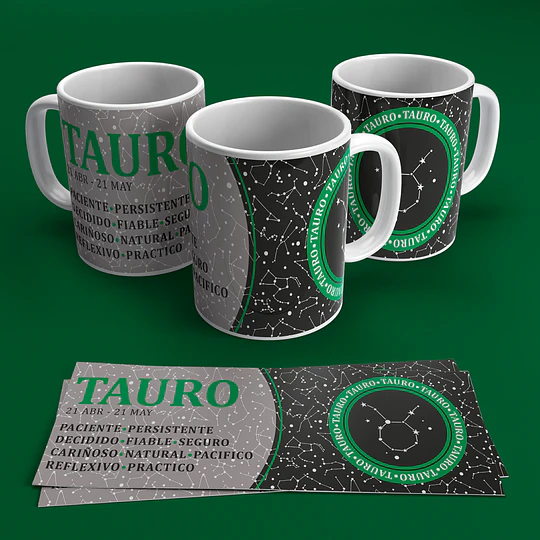 12 Plantillas de Diseño Tazas Zodíaco Archivos PNG