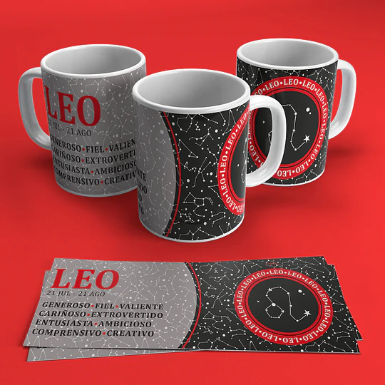 12 Plantillas de Diseño Tazas Zodíaco Archivos PNG