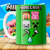 15 Plantillas de Diseño Tazas Minecraft Archivos PNG