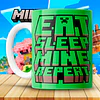 15 Plantillas de Diseño Tazas Minecraft Archivos PNG