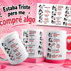 Diseños Tazas Plantilla Taza estaba triste pero me compré algo Flork, Deformitos Sublimacion Png 