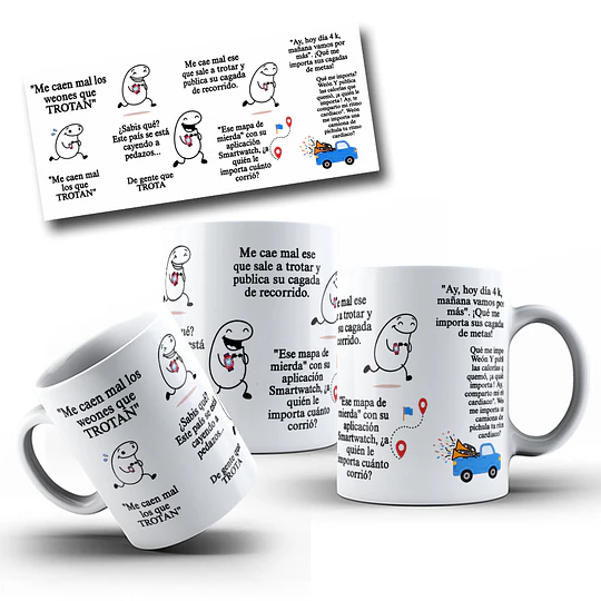 Diseños Tazas Plantillas Me caen mal los weosnes que trotan Flork meme Viral Lopez comediante  Flork meme Chile Humor Deformitos Sublimacion Png