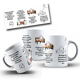 Diseños Plantilla Tazas Si tiene que doler eso de haber perdido al amor de mi vida carlos Rivera parati Flork Deformitos Sublimacion Png