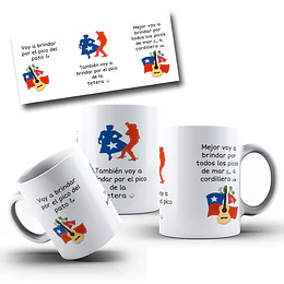 Diseños Tazas Plantillas Voy a brindar por el pico del pato Sublimacion Png