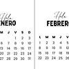 Plantillas de Diseño Calendarios Virales 2027 Archivos PNG y PDF