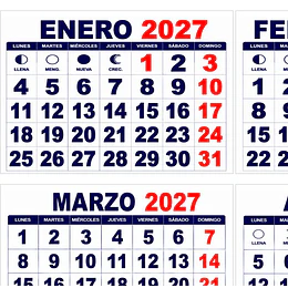 Plantillas de Diseño Pack Calendarios 2027 PDF Archivos PDF