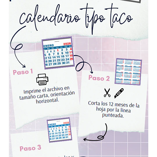 Plantillas de Diseño Mini Calendario 2027 Archivos PDF