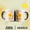 12 Plantillas de Diseño Tazas Flores Amarillas Archivos PNG