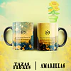 10 Plantillas de Diseño Tazas Flores Amarillas Archivos PNG