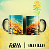 10 Plantillas de Diseño Tazas Flores Amarillas Archivos PNG
