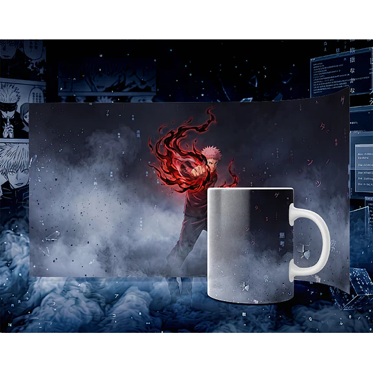 8 Plantillas de Diseño Tazas Jujutsu Archivos PNG