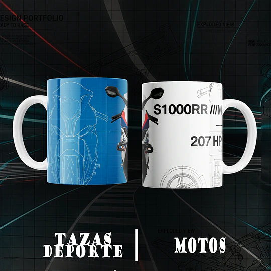 10 Plantillas de Diseño Tazas Moto Archivos PNG