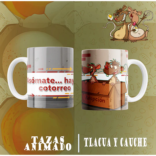 8 Plantillas de Diseño Tazas Tlacua Cuache Archivos PNG