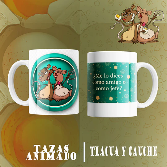 8 Plantillas de Diseño Tazas Tlacua Cuache Archivos PNG