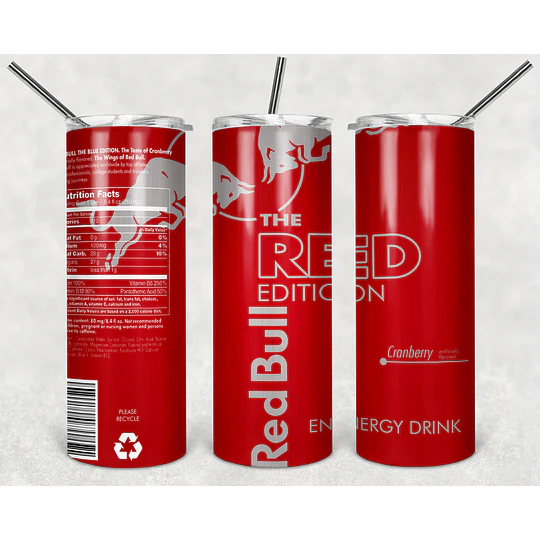 Plantillas de Diseño Tumbler Bebidas Energéticas Archivos PNG