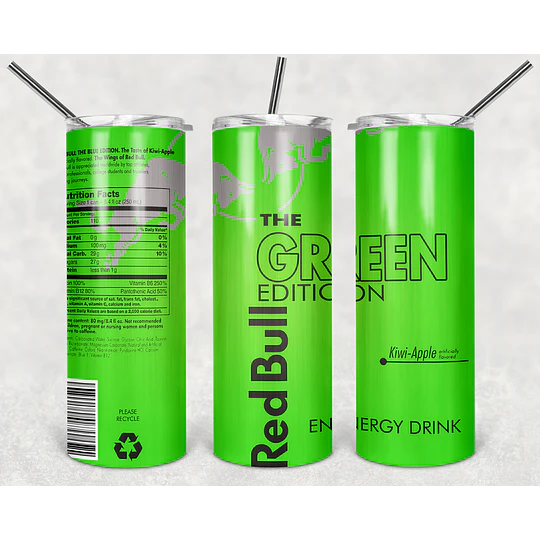 Plantillas de Diseño Tumbler Bebidas Energéticas Archivos PNG