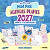 Mega Pack Agendas Planes 2027 Completo + Actualizaciones Archivos Png y Pdf