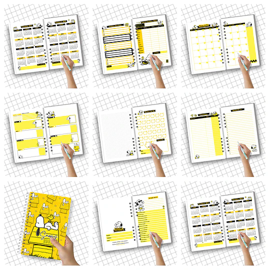 Mega Pack Agendas Planes 2027 Completo + Actualizaciones Archivos Png y Pdf