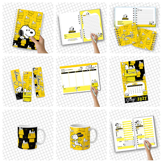 Mega Pack Agendas Planes 2027 Completo + Actualizaciones Archivos Png y Pdf
