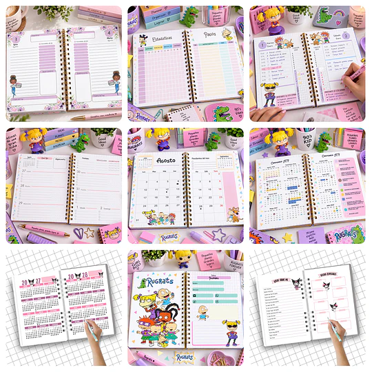 Mega Pack Agendas Planes 2027 Completo + Actualizaciones Archivos Png y Pdf