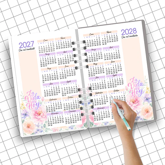 Mega Pack Agendas Planes 2027 Completo + Actualizaciones Archivos Png y Pdf