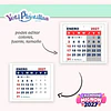 Calendario Mignon 2027 Editable para Imprimir