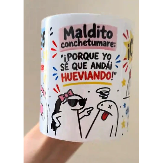 Diseños Plantilla Tazas Carlos cuando llegui vamo a pelear Sublimacion Png