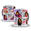 Diseños Plantilla Tazas Échale ganas con la mente apagada yo sé que andas cansada pero no te caer mi amor Sublimacion Png 