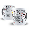 Diseños Plantilla Tazas En el prado y el mar debes de quererme mucho mas Cuando quieras, donde quieras - Dyango Sublimacion Png