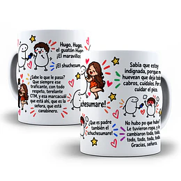 Diseños Plantilla Tazas Hugo hugo el guatón - shuchesumare Flork Meme Deformito Sublimacion Png