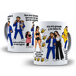 Diseños Plantilla Tazas Me quedaré aqui junto a mi perro en esos lugares meme Sublimacion Png