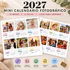 Pack Diseños Plantillas Polaroid 2027 Mini Calendario Archivo Canva