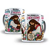 Diseños Plantilla Tazas Aún en los momentos difíciles sigues aquí me dices se fuerte se valiente yo jamás te dejaré Jesus Sublimacion Png