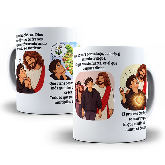 Diseños Plantilla Ayer hablé con dios me dijo no te frenes lo que estás sembreando Sublimacion Png 