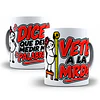 Diseños Plantilla Tazas Dices que debo medir mis palabras vete a la mrda Flork meme Deformito Sublimacion Png