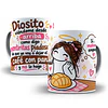 Diseños Plantilla Tazas Diosito viéndome desde arriba como digo mentiritas piadosas de que ya voy a dejar el café con pan Flork meme Deformito Sublimacion Png