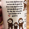 Diseños Plantilla Tazas Eran tres alpinos venian de la gerra ay dia da rataplán que venian de la gerra Flork meme Deformito Sublimacion Png 