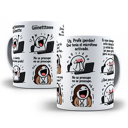 Diseños Plantilla Tazas Exactooo Giinette lo siento qué pena profe Flork meme Deformito Sublimacion Png