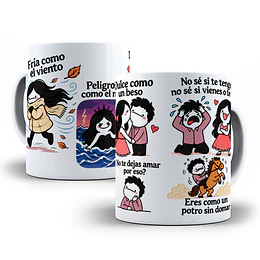 Diseños Plantilla Tazas Fria como el viento peligrosa como el mar Flork meme Deformito Sublimacion Png