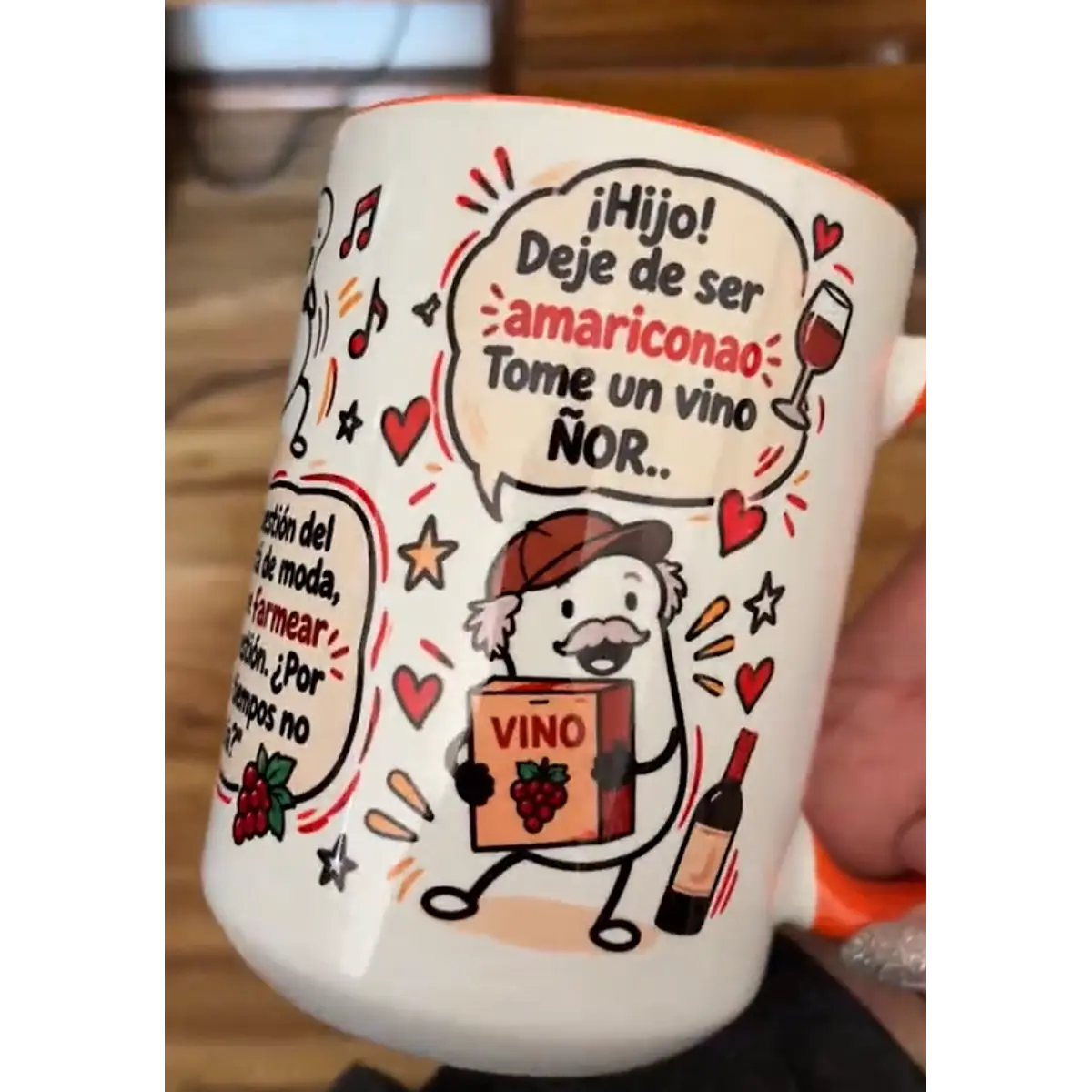 Diseños Plantilla Tazas Hijo qué anda haciendo Flork meme De