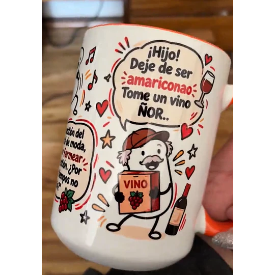 Diseños Plantilla Tazas Hijo qué anda haciendo Flork meme Deformito Chile Sublimacion Png